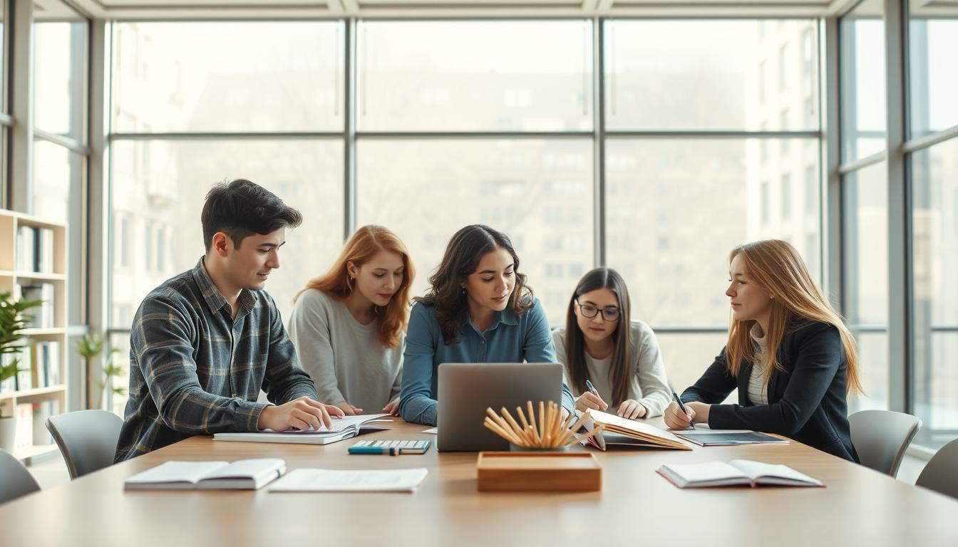 Organized study environment supporting productive learning